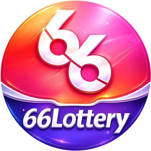 Official 66Lottery round logo with a pink-to-violet circle and white 66 numerals